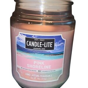 Pink Shoreline Jar Candle